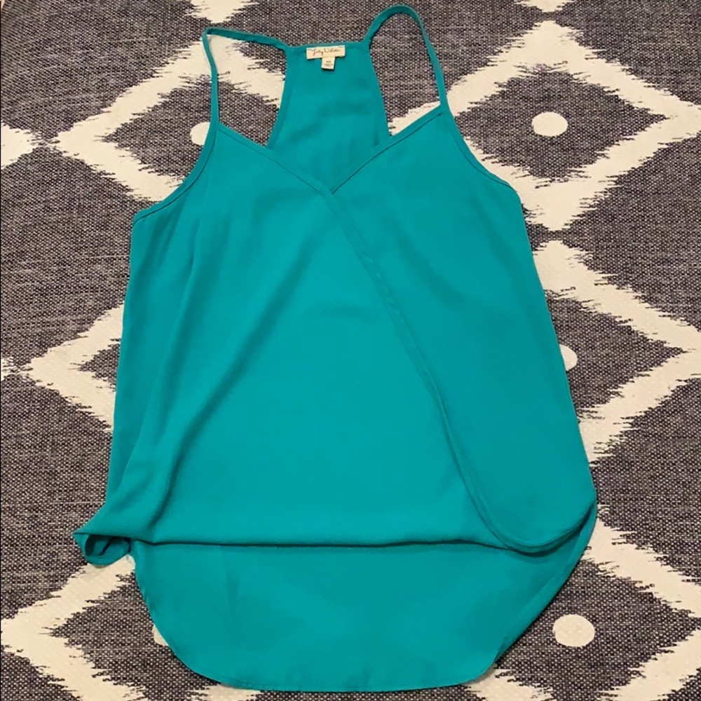Teal Racerback Top